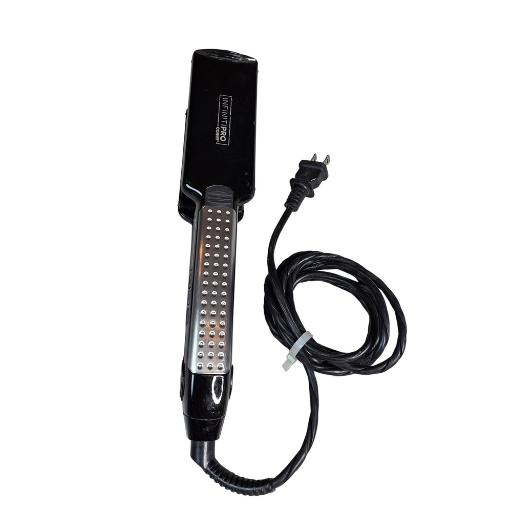 InfinitiPro by Conair CS33XP Black‎ Flat Iron Hair Straightener Wide Plate L2